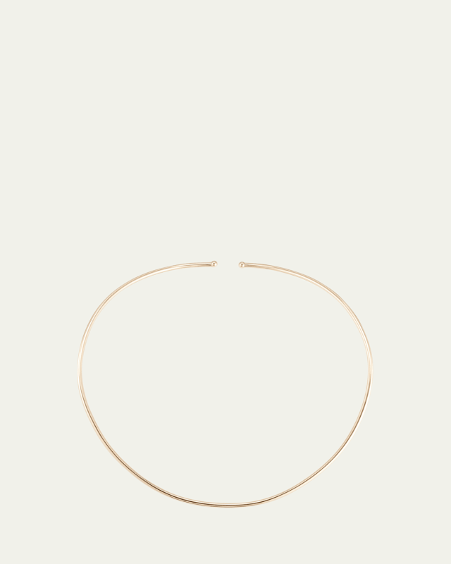 18K Yellow Gold Flex Collar Necklace